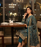 Binsaeed Printed Khaddar 3 Piece