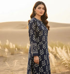Binsaeed Printed Khaddar 3 Piece