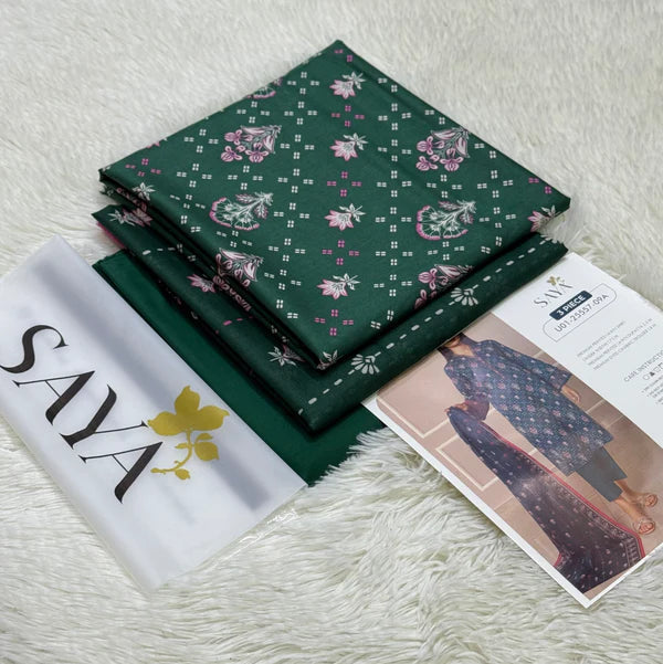Saya Premium Printed Lawn 3 Piece
