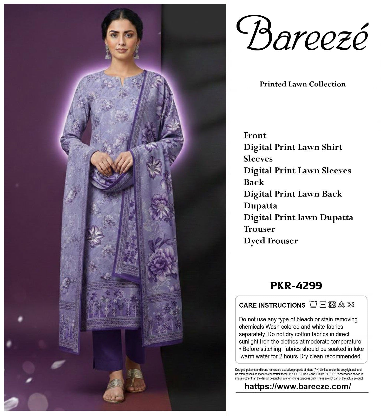 BAREEZE  3-Piece Suit
