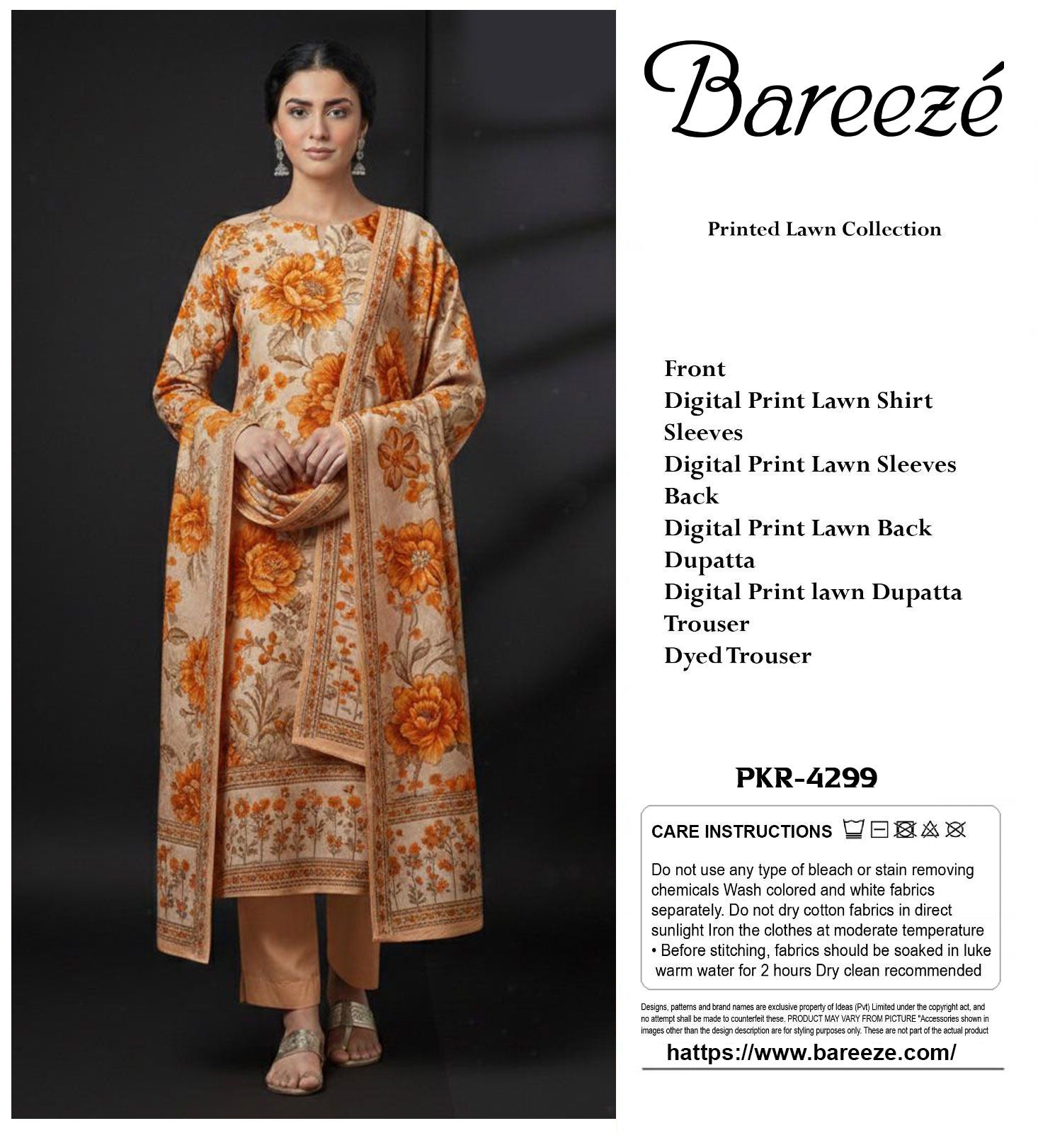 BAREEZE 3-Piece Suit