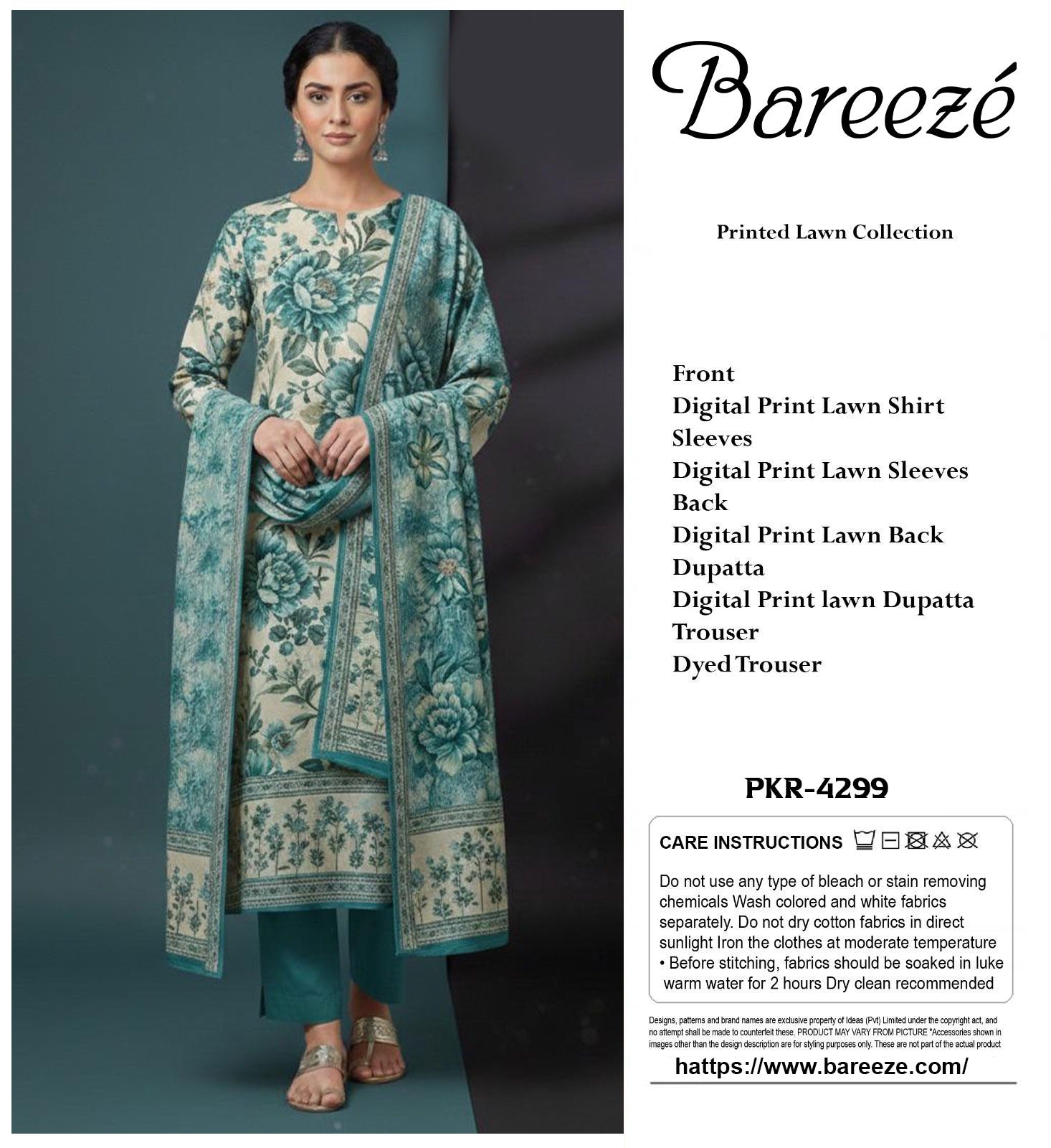 Bareeze 3-Piece Suit