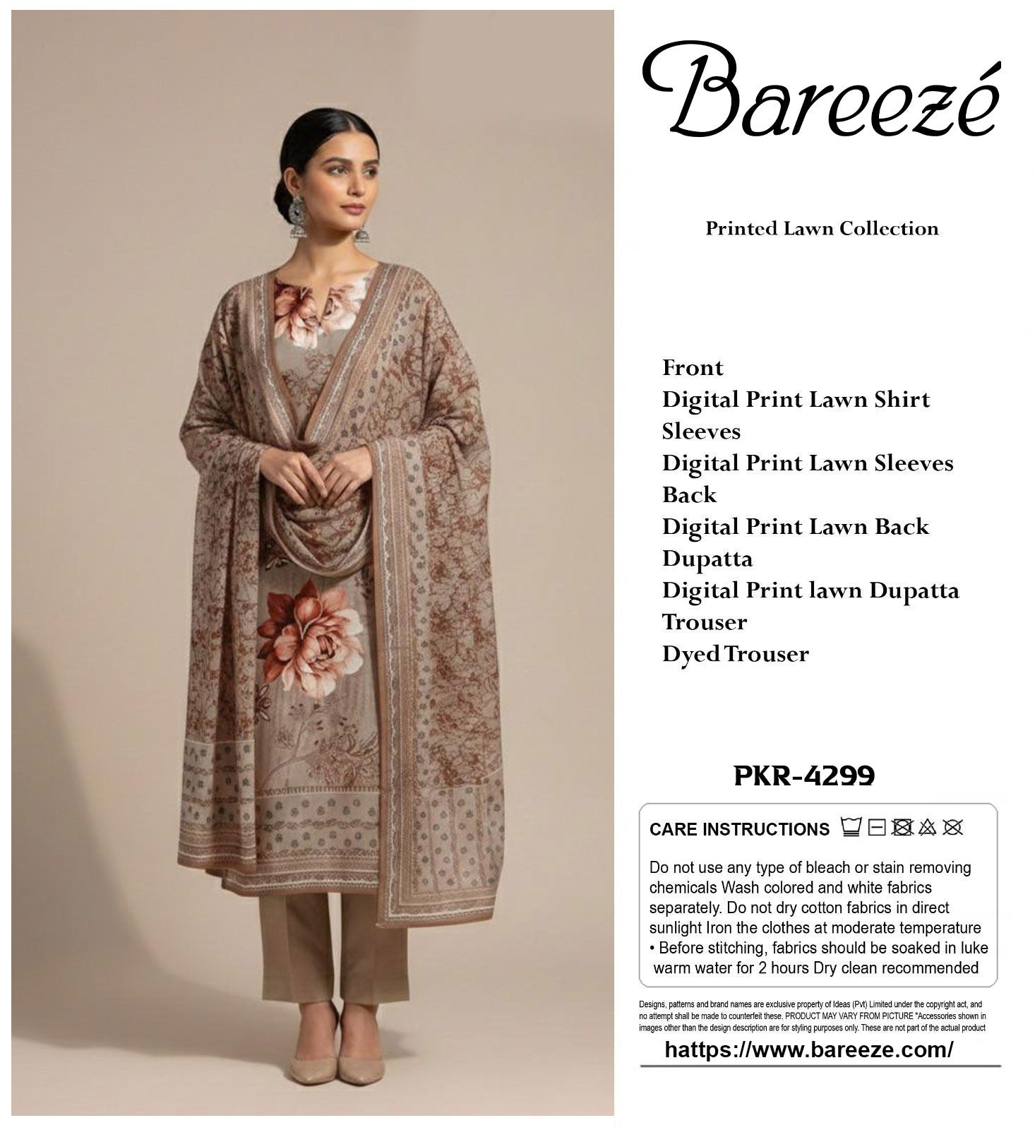 Bareeze 3-Piece Suit