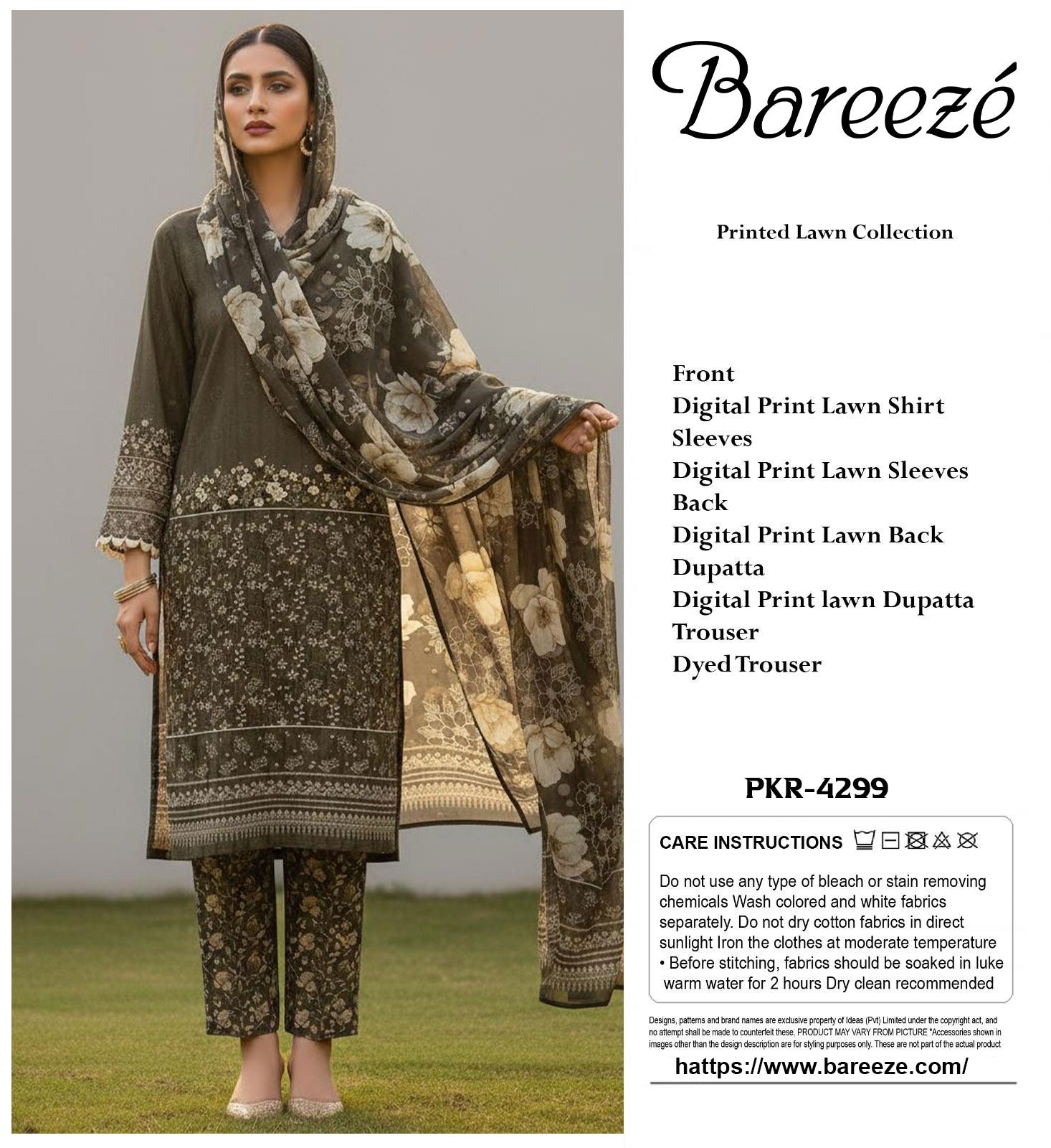 Bareeze  3-Piece Suit