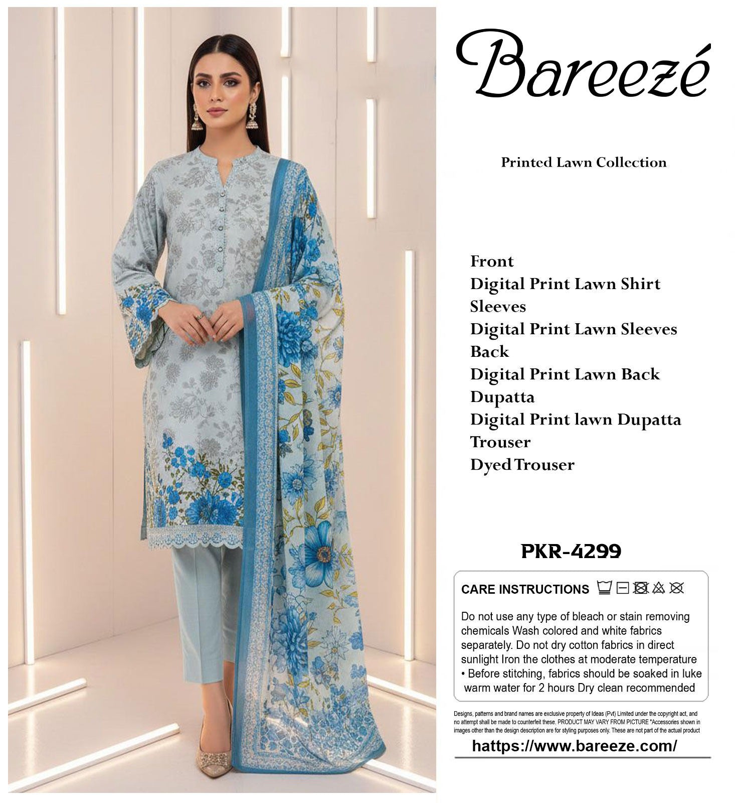 Bareeze 3-Piece Suit