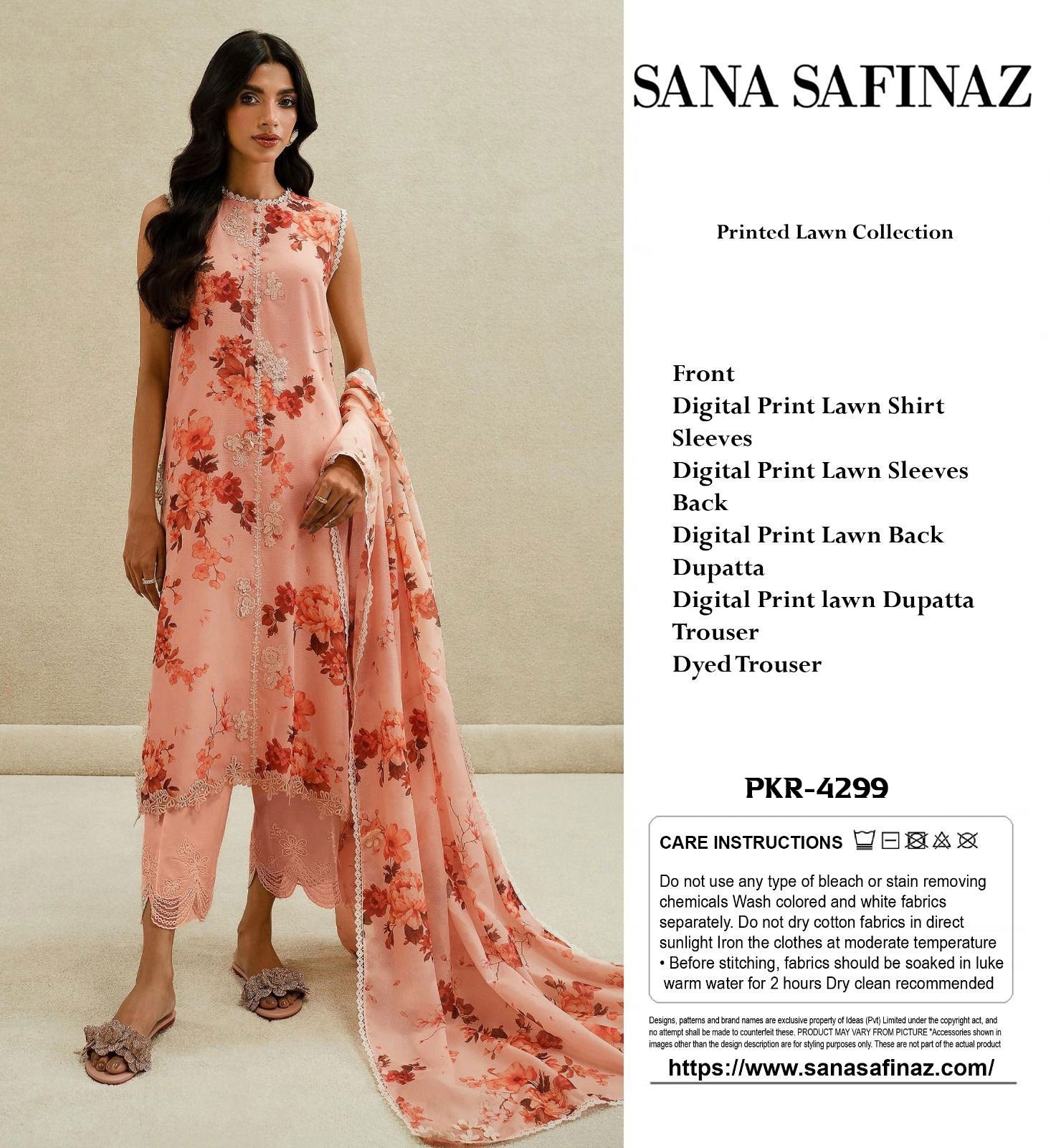 Sana Safinaz 3-Piece Suit