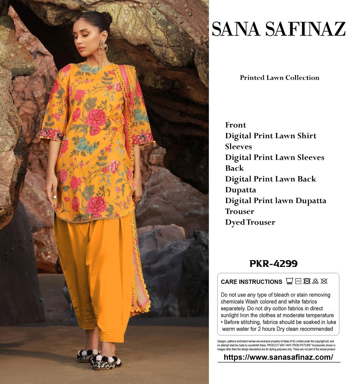 Sana Safinaz  3-Piece Suit