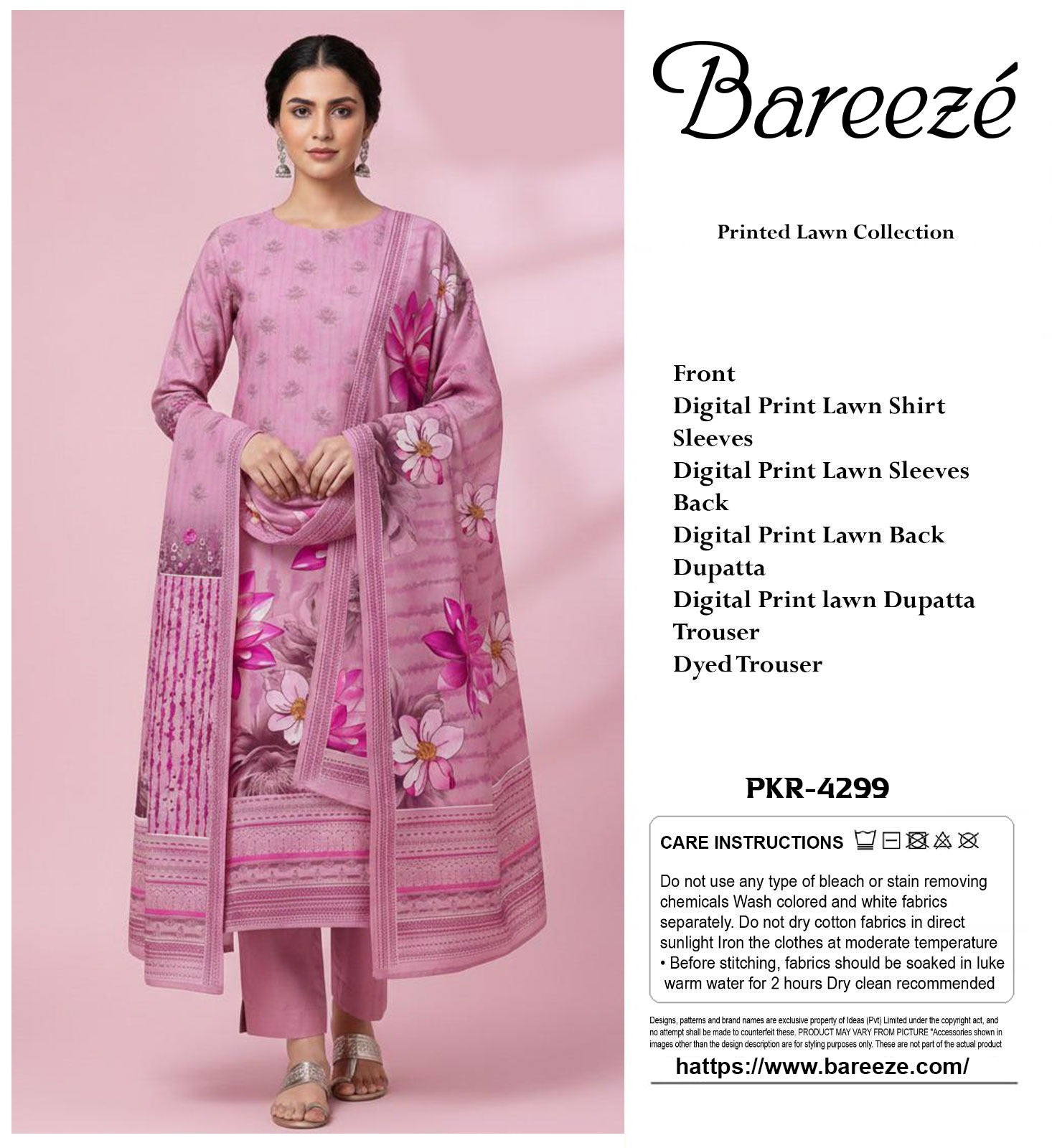 BAREEZE  3-Piece Suit